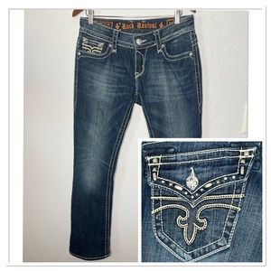 Rock Revival Jen Boot Jeans RN 124708 Sz 30 NWOT Cotton Blend Tall
